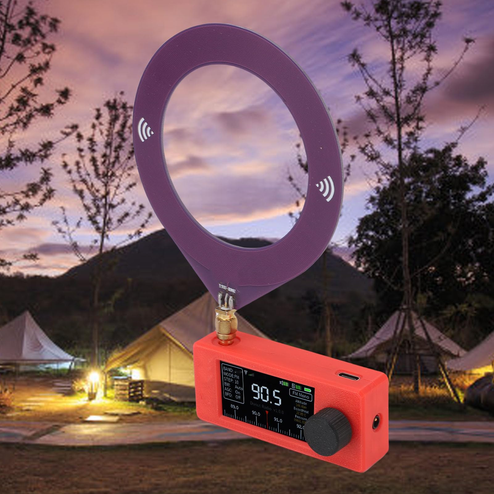Radio Am FM con la Mejor Recepción, Radio de Transistor Am FM Portátil Recargable, Radios Operados por Baterías, Marcas de ala de Altavoces Grandes de Bolsillo de Bolsillo para
