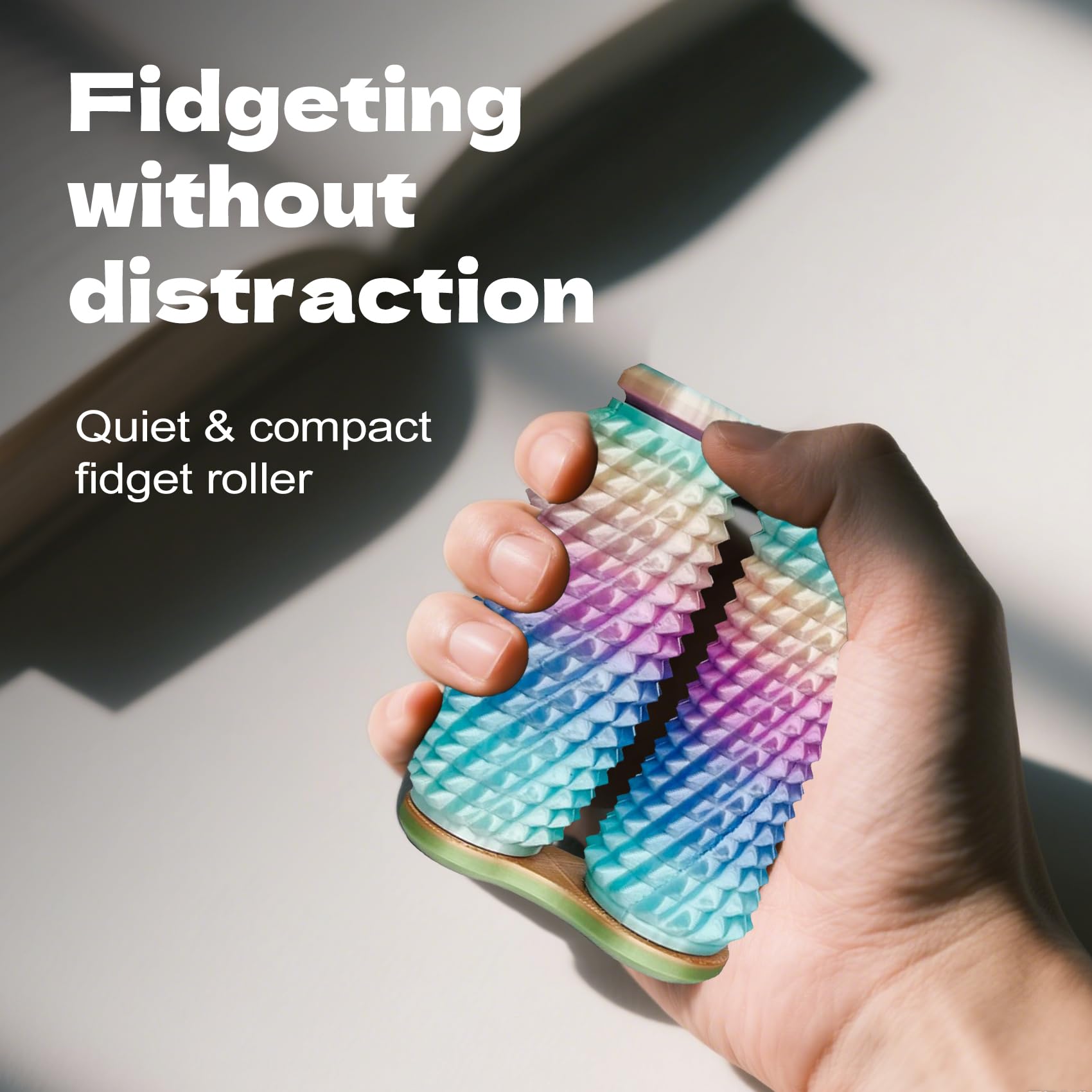 Handheld Fidget Toy with Tactile Spikes for Adults, Help Relieve Stress, Anxiety, Tension, Promotes Focus, Promotes Focus and Portable Design (): Muti
