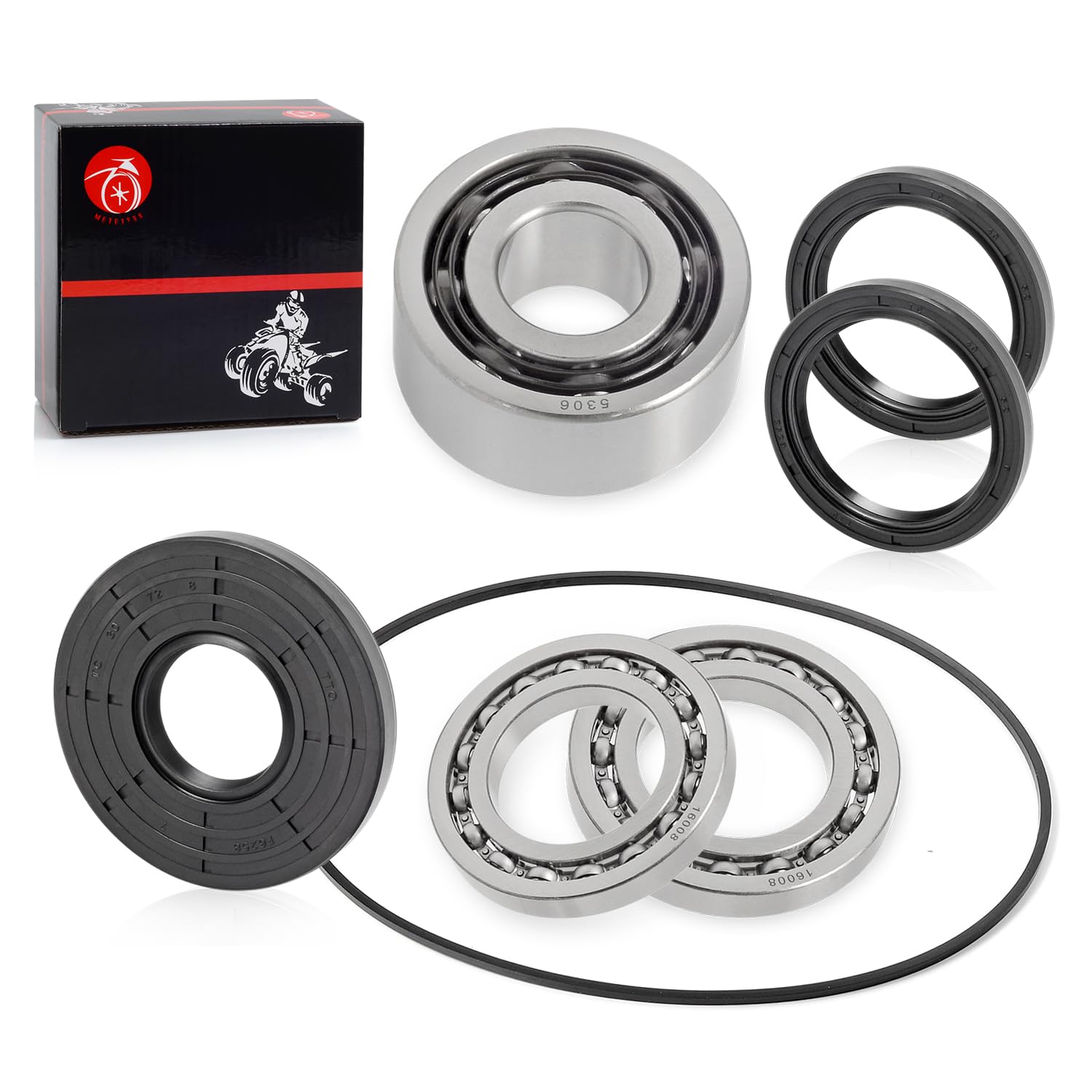 Front Differential Bearing & Seal KIT Compatible with Polaris RZR XP Turbo 1000 S 4 S4 2018 2019