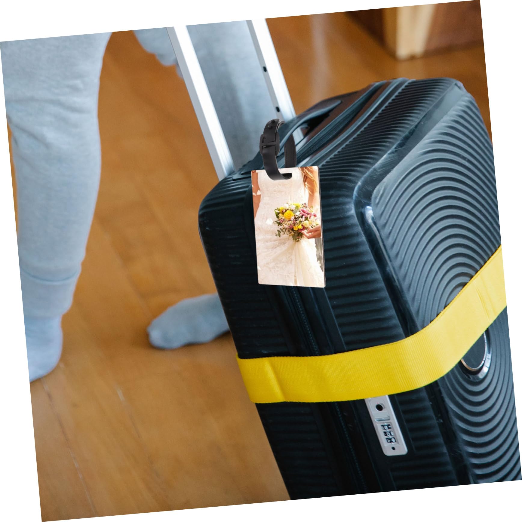 VALICLUD 20pezzi Etichette Per Bagagli Personalizzabili Per Trasferimento Termico Set Targhette Per Valigie Per Diy e Progetti Creativi