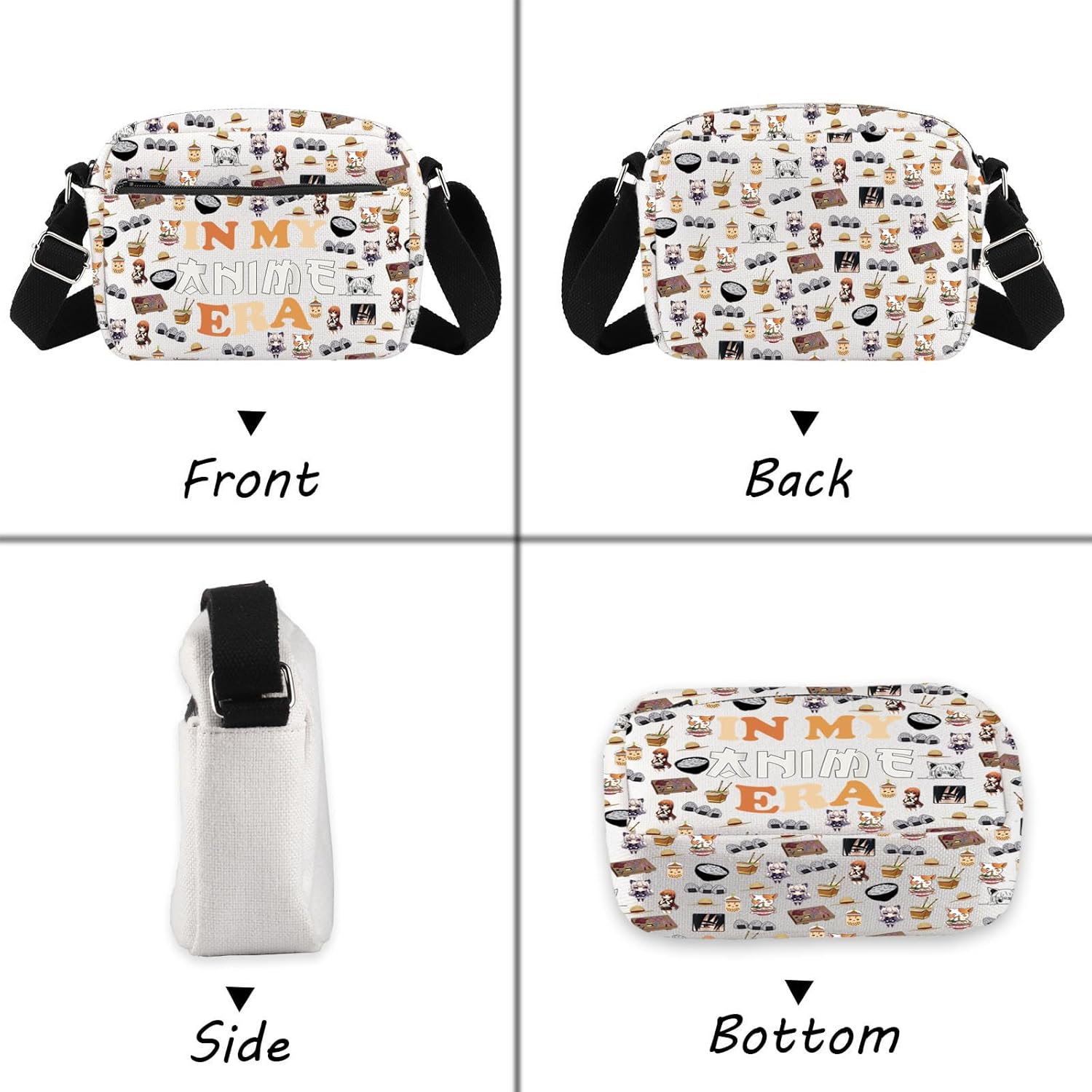 TGBJE Anime Character Crossbody Purses Bag Anime Merchandise Anime Themed Gift In My Anime Era Messenger Bags For Anime Lover - Image 5
