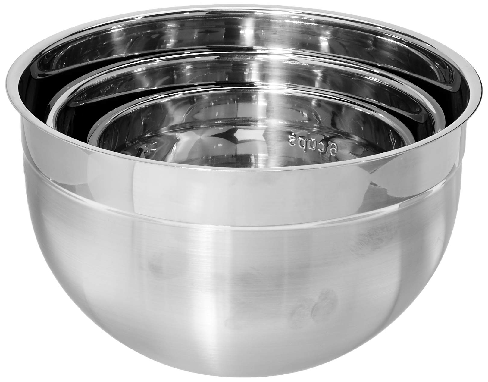 Bols à mélanger Cuisipro en inox anti-odeur pour réussir toutes vos pâtes et salades