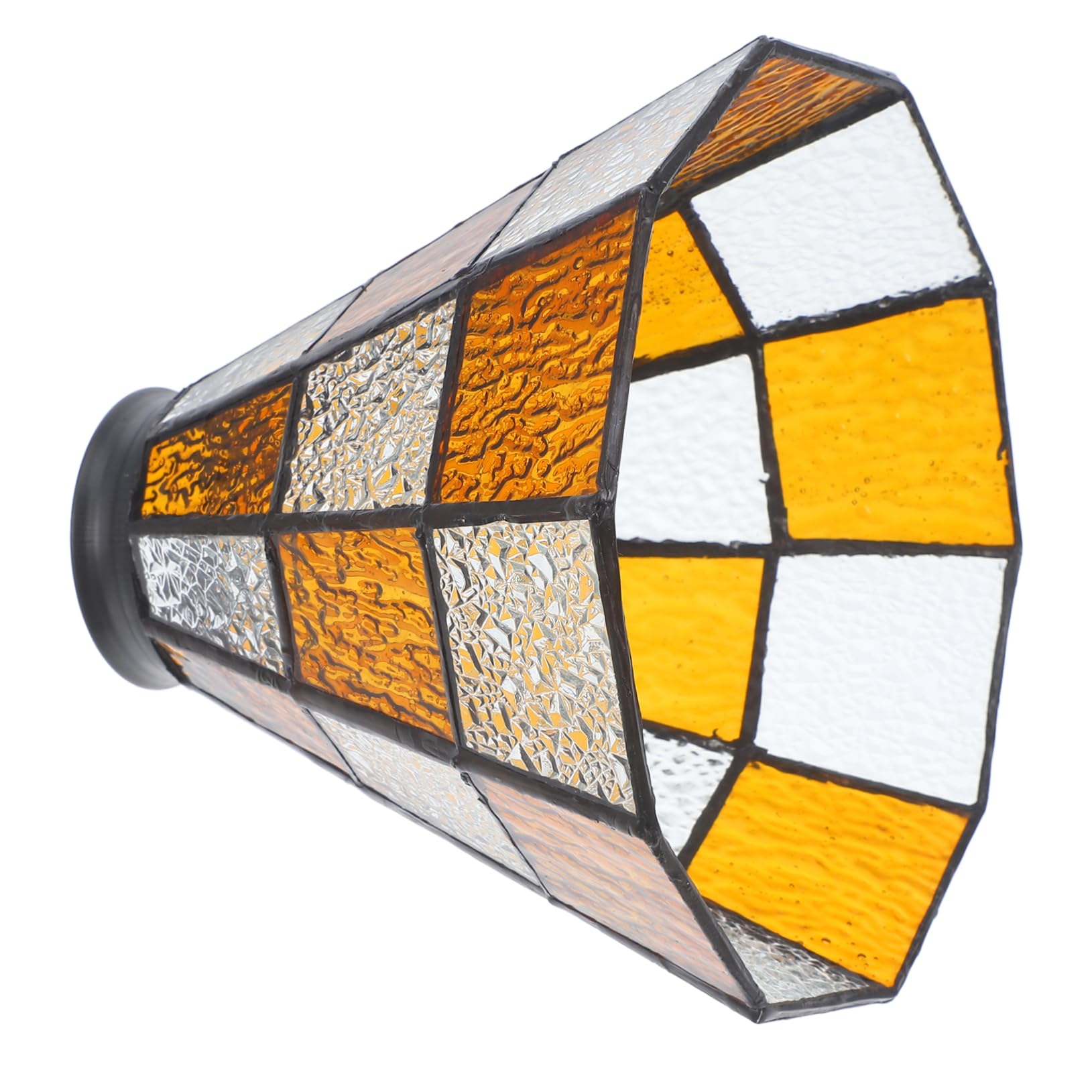 TOGEVAL Glass Lampshade Replacement for Chandelier Bedside Lampshade Lamp Shades for Standard Lamps Pendant Light Shade Light Fixture Replacement
