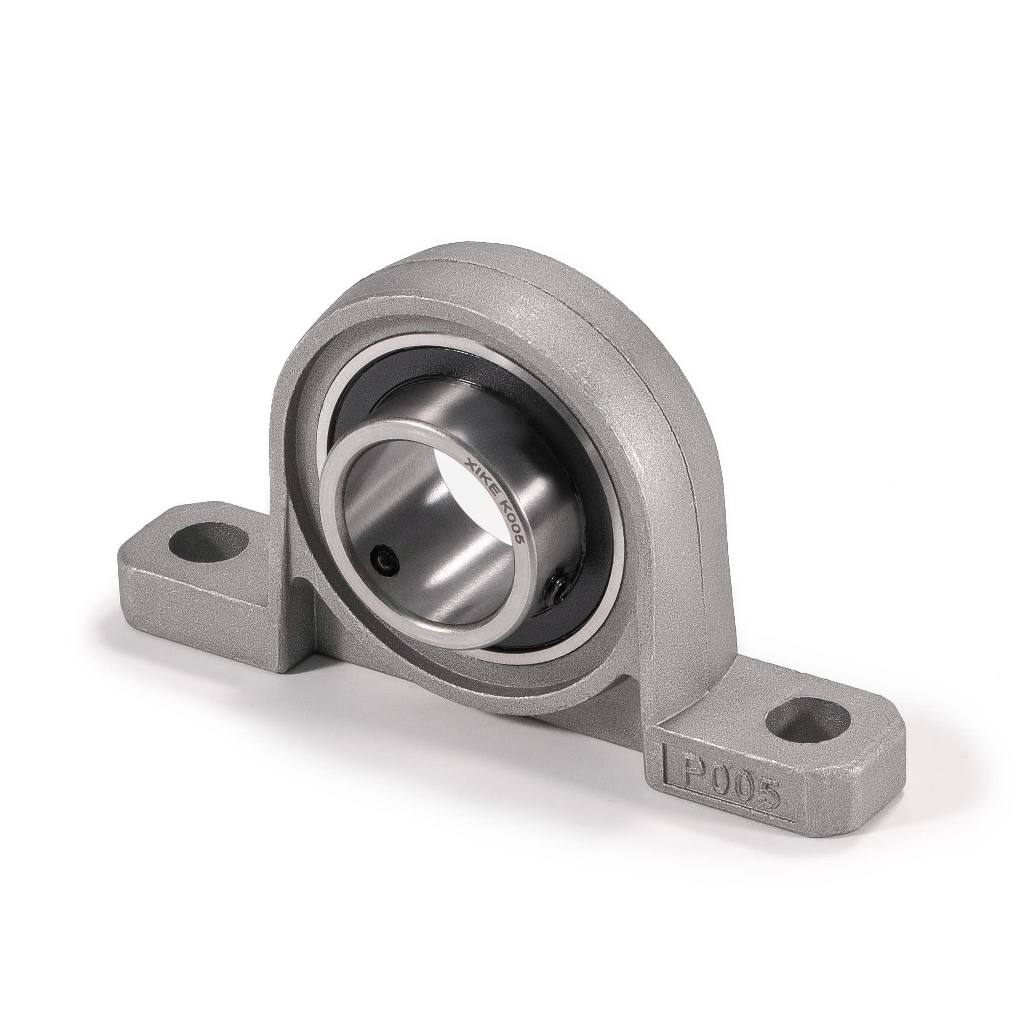 XiKe 2 Stück KP005 Stehlager - Bohrung 25 mm, Zinkgehäuse, für 3D-Drucker, CNC, Roboter und Linearsysteme