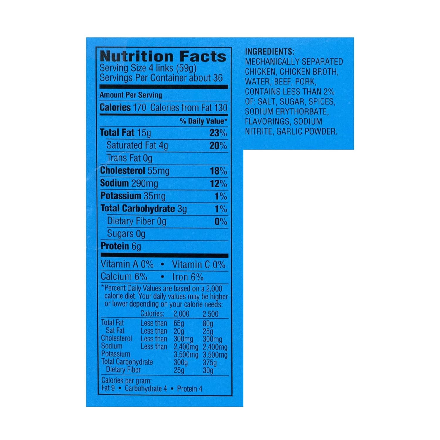 Libby's Vienna Sausage In Chicken Broth, 4.6 Oz, Pack Of 18 Cans