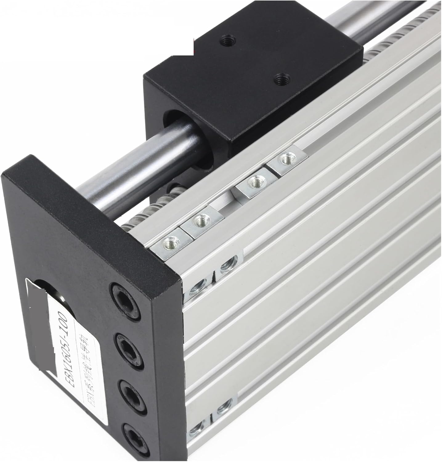 Linear Rail, Effective Stroke 100 200 300 400 500mm CNC Linear Guide Stage Rail Motion Slide SFU1605 Ballscrew Actuator Module 3D Printer for CNC Equipments(Effective Stroke 200)