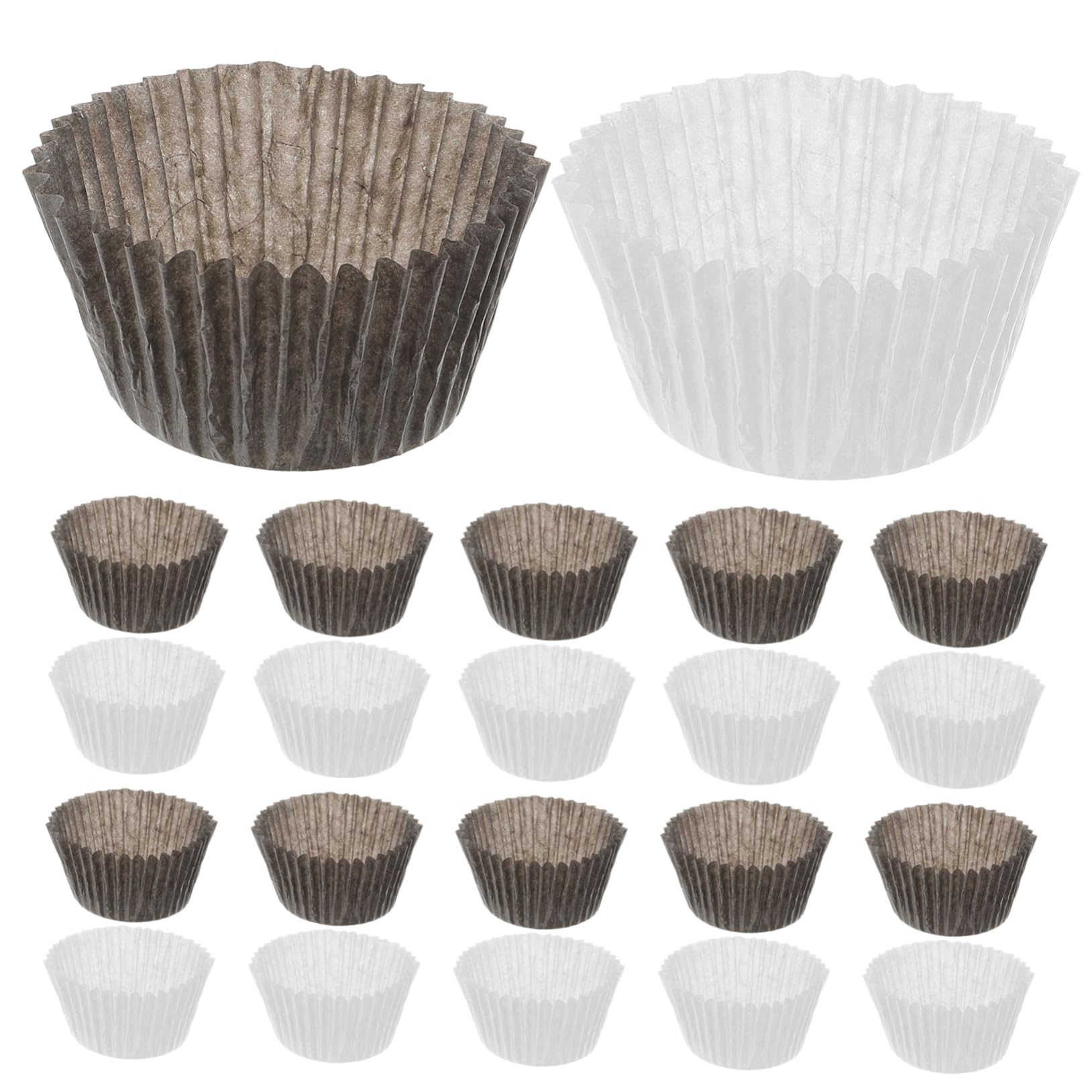 Capacillos de Papel sin Olor 1000 Piezas Moldes para Mini Muffins Papel Antiadherente para Cupcakes y Postres para Fiestas y Almuerzos