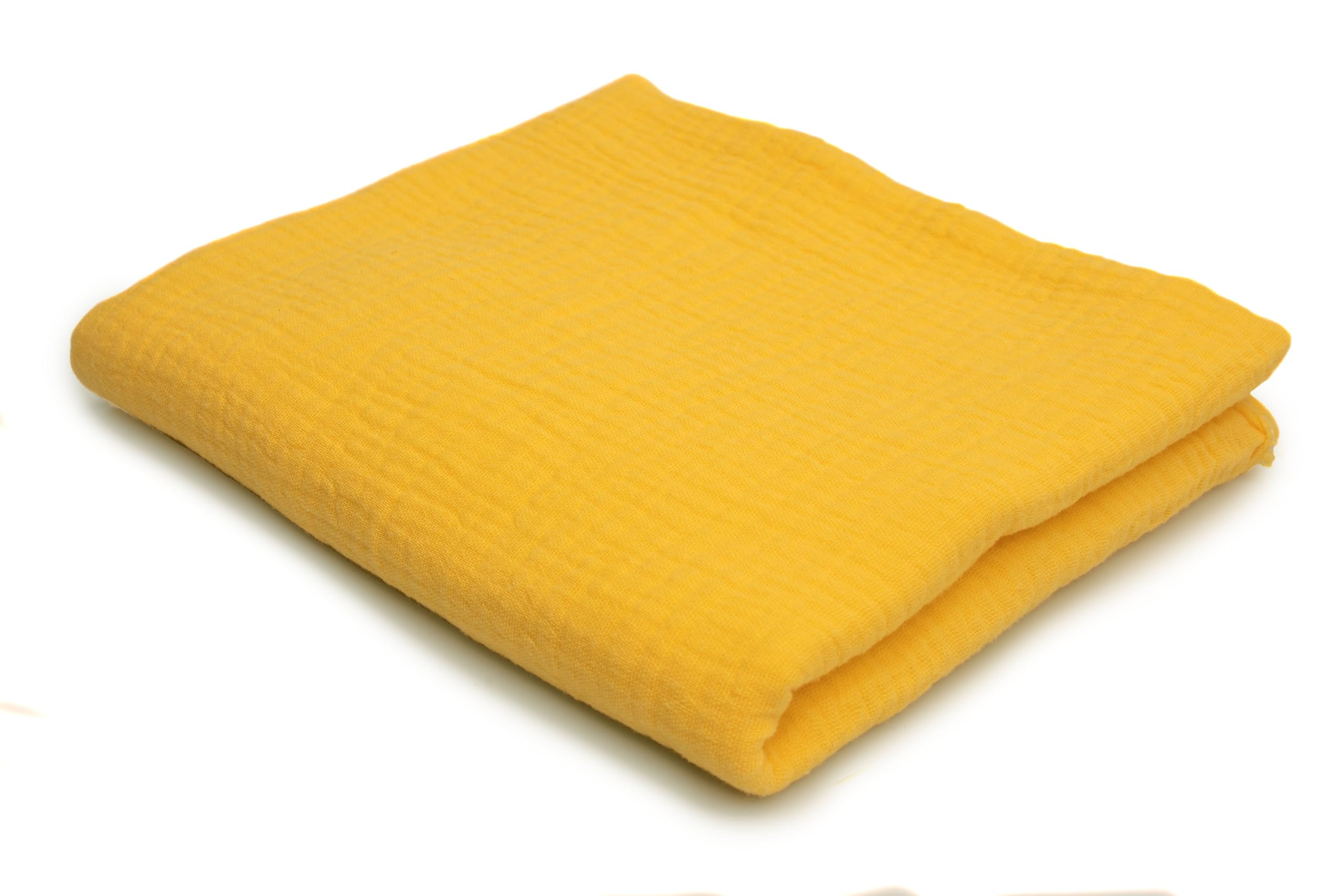 Cotton Muslin Double Gauze 50 x 130 cm (Yellow) — image 1