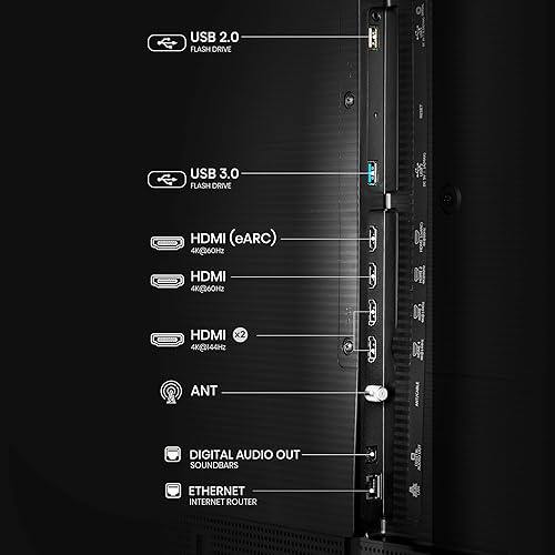 Miniatura 13 de Hisense Serie de TV Class QLED 4K S7N de 55 pulgadas Dolby Vision HDR Google Smart TV (55S7N) - 144Hz, modo artístico, panel antirreflejo, pantalla
