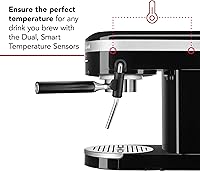 Vista 2 de KitchenAid Metal Semi-Automatic Espresso Machine - KES6503 Negro (Onyx Black)