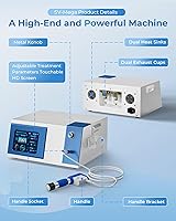 Vista 7 de Máquina avanzada de terapia de ondas de choque 2025, dispositivo de terapia de ondas de choque extracorpóreas para alivio del dolor, máquina ESWT