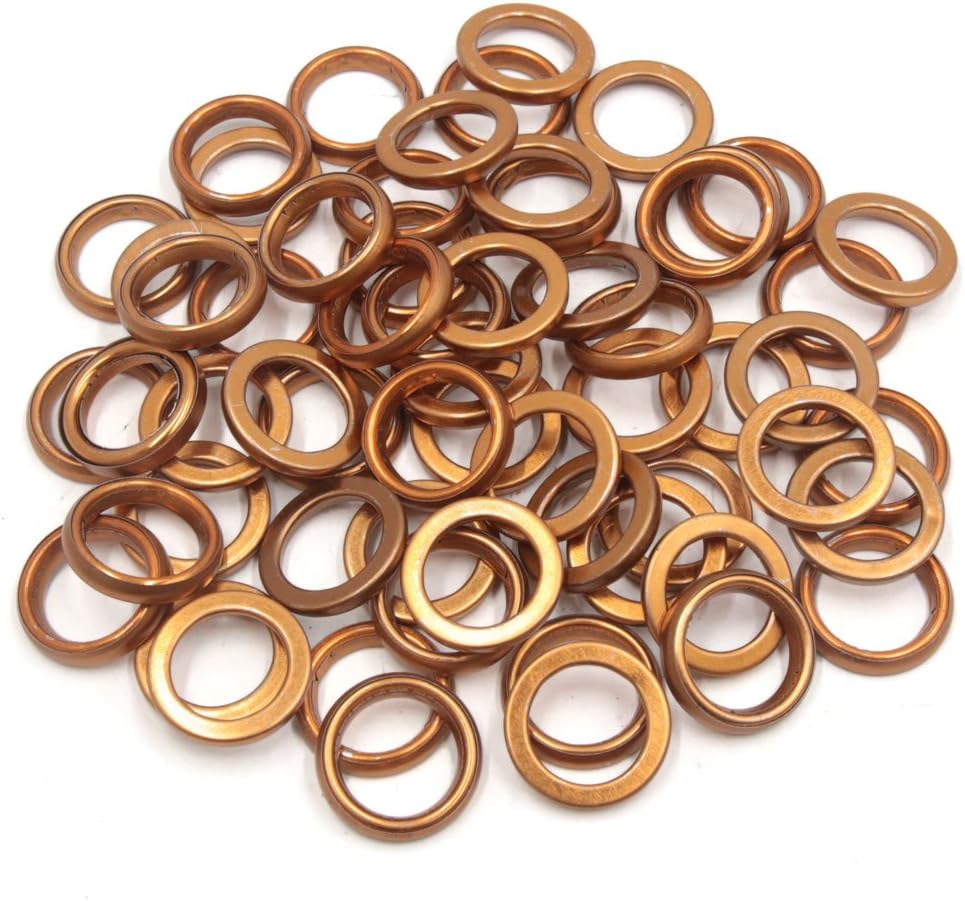 XLJOY 10 PCS Exhaust Muffler Pipe Gasket 30mm - For 200cc 250cc ATV, Dirt Bikes, Pit Bikes, Quads