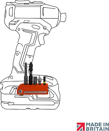 Miniatura 2 de StealthMounts Magnetic Bit Holder for Ridgid  Drill Bit Organizer  Perfect Bit Holder for Ridgid Drills and Impacts (2 Pack)