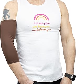 Spoonie Threads BROWN Unisex Ultra Support Sleeve 2-Pack, PICC Line Cover, Continuous Glucose, Insulin Monitoring, Infusion, Soft and Sweat-Wicking Arm Band YOUTH SMALL