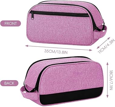 GLOBALHUT CPAP Travel Bag for ResMed AirMini Machine, Waterproof Oxford Cloth Carry Case with Organized Storage Pockets and Dual Zipper Design, Easy to Use, Purple