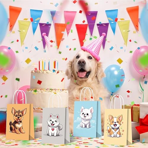 Miniatura 5 de 16 bolsas de fiesta para cachorros, bolsas de fiesta para cachorros, bolsas de fiesta para cachorros, bolsas de regalo, bolsas de papel para dulces
