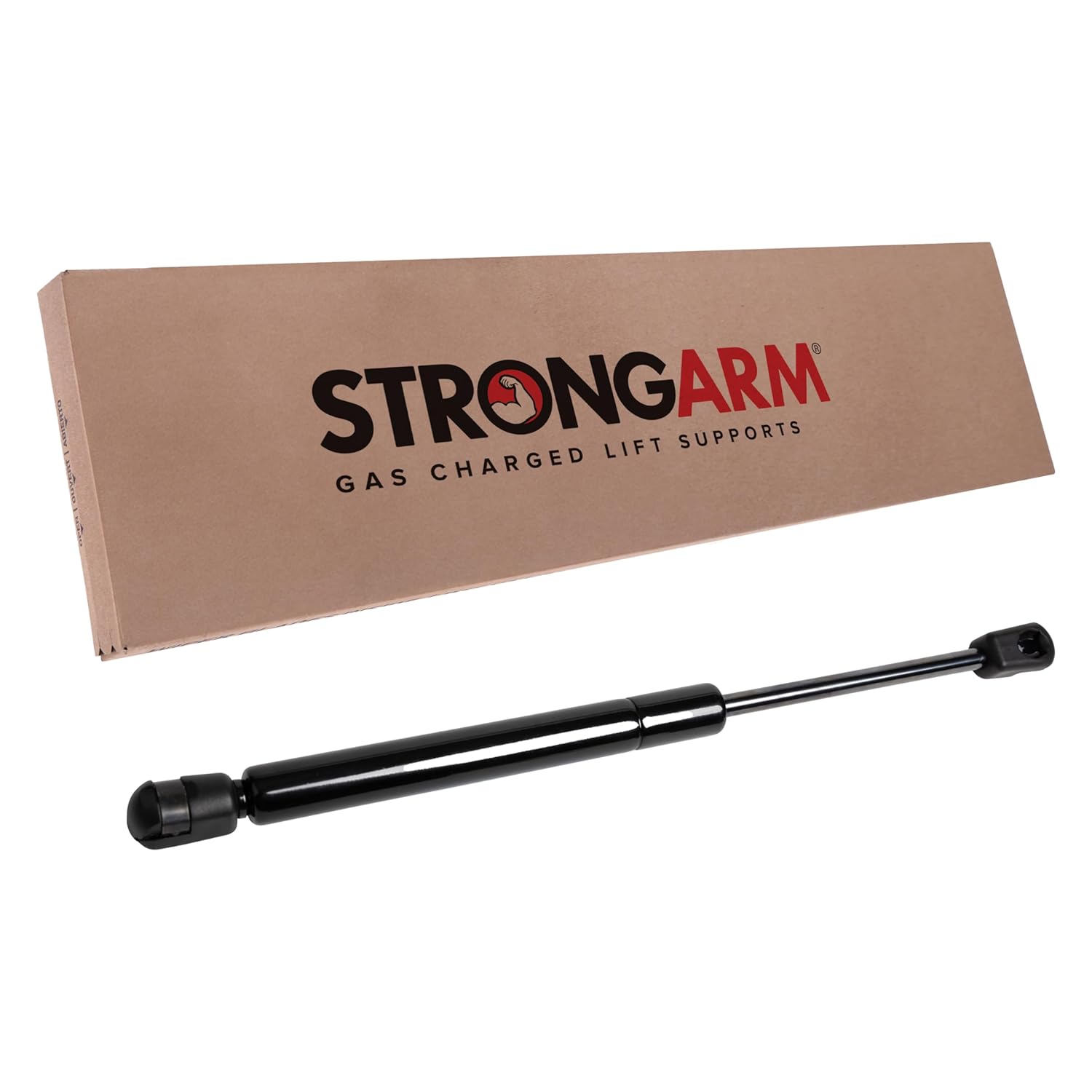 StrongArm 6915K Gas Shock Strut Universal Lift Support 10 Inch Extended Length with a 40 Pound Force Rating Brackets Included 10" Extended Length (6915K)