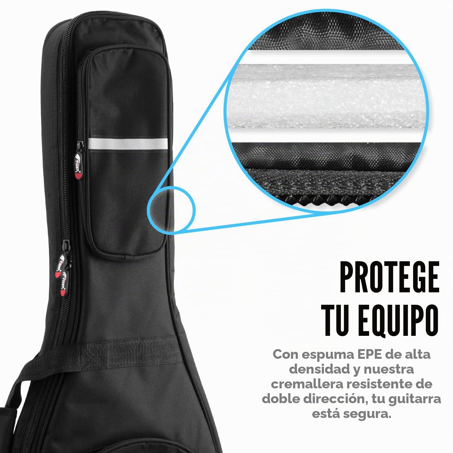 Tiger GGB42-CL Luxus - Funda para guitarra clásica