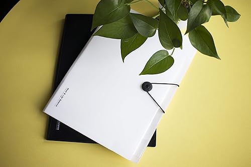 Miniatura 4 de Organizador de carpetas de archivos expandible, 8 bolsillos tamaño carta A4, organizador de archivos de acordeón portátil, caja de archivos