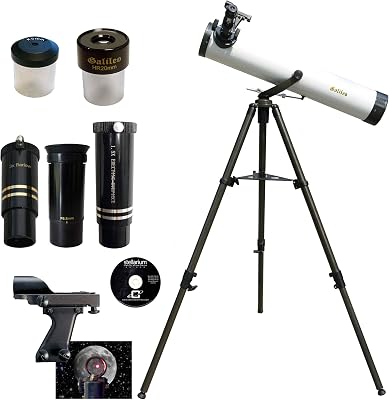Galileo 800mm x 80mm Astronomical Telescope Kit with Zoom Lens