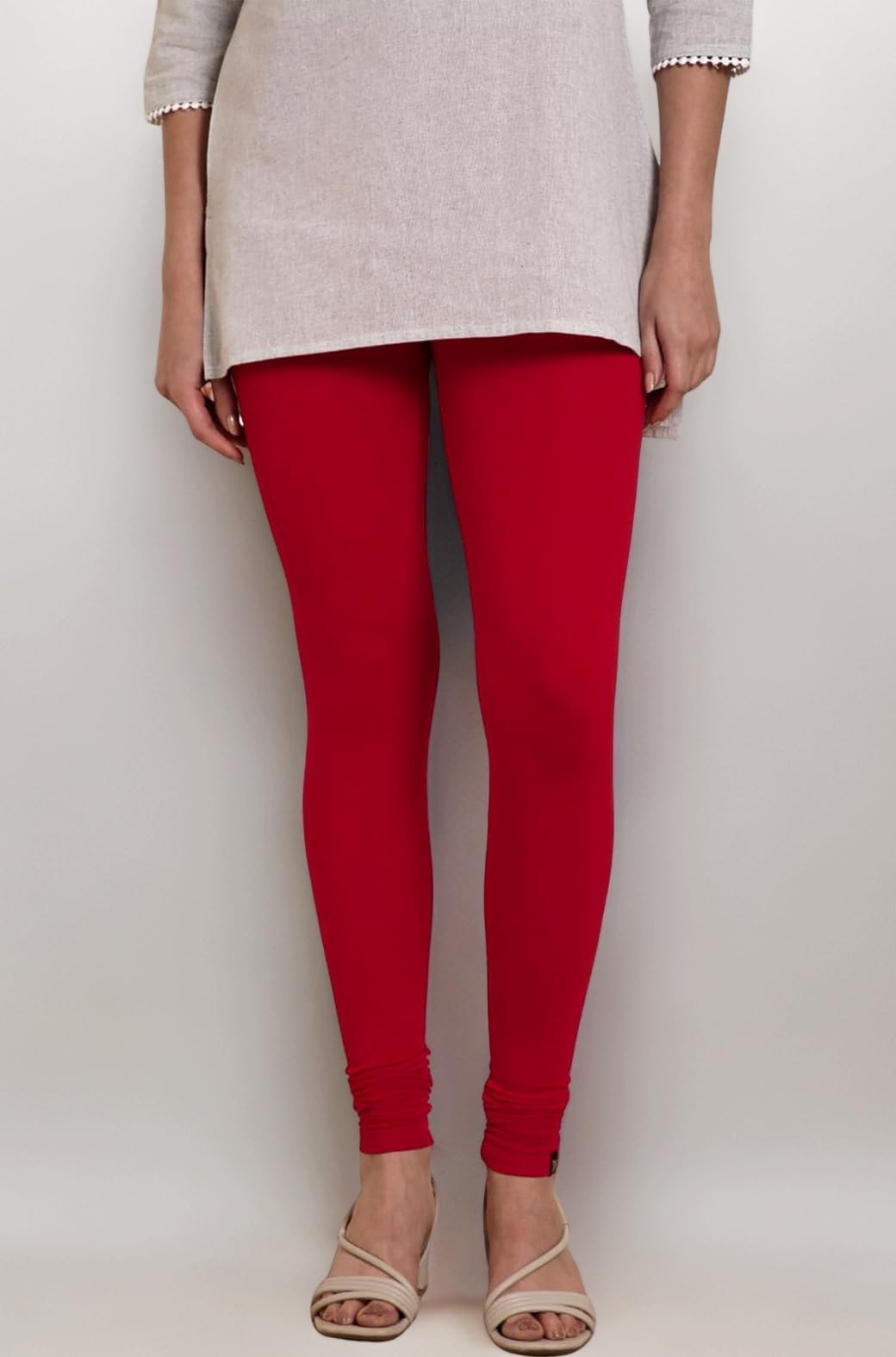 TWIN BIRDS Tailored Cut & Classic Fit Viscose Elastane Fabric Churidar Leggings for Women