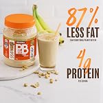 PBfit Peanut Butter Powder - 87% Less Fat, 4g of Protein, Gluten Free Natural Nut Butter Spread - Powdered Peanut Butter from Real Roasted and Pressed Peanuts 850g (30 oz)