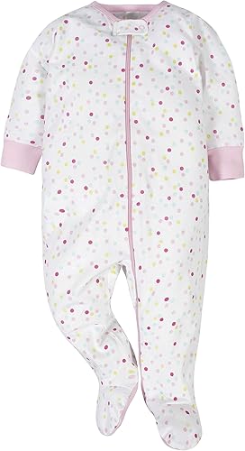 Miniatura 3 de Onesies Brand baby-girls 4-pack Sleep 'N Play Footies Multi Pack