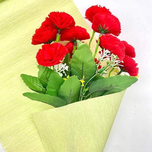 Miniatura 9 de Lmlliang Rollos de papel crepé - 250 × 9.8 in, para manualidades, papel de regalo, manualidades, cumpleaños, boda, vacaciones, papel flor (negro)