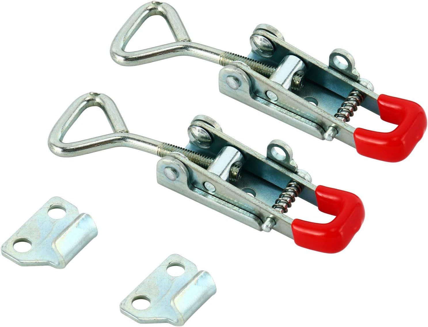 DasMarine 10PCS Adjustable Self-locking Buckle Toggle Latch Clamp 4012, 675LBS Adjustable Cabinet Box Lever Handle Toggle Catch Latch Lock Clamp Hasp