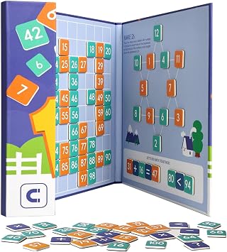 Math Learning Toys - Educational Educational Educational Tool | Cognitive Interactive Playset Game for Travel and Skill Development for 3+ Years Old Girls Boys Home Play Preschool Children School
