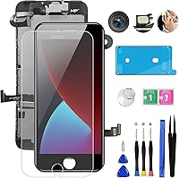 Vista 16 de para iPhone 15 Plus Reemplazo de pantalla de 6.7 pulgadas, ensamblaje frontal de pantalla táctil LCD digitalizador 3D con sello