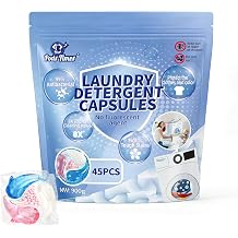 Laundry Detergent Capslues 4-1, Fights On Stains, 45 Counts