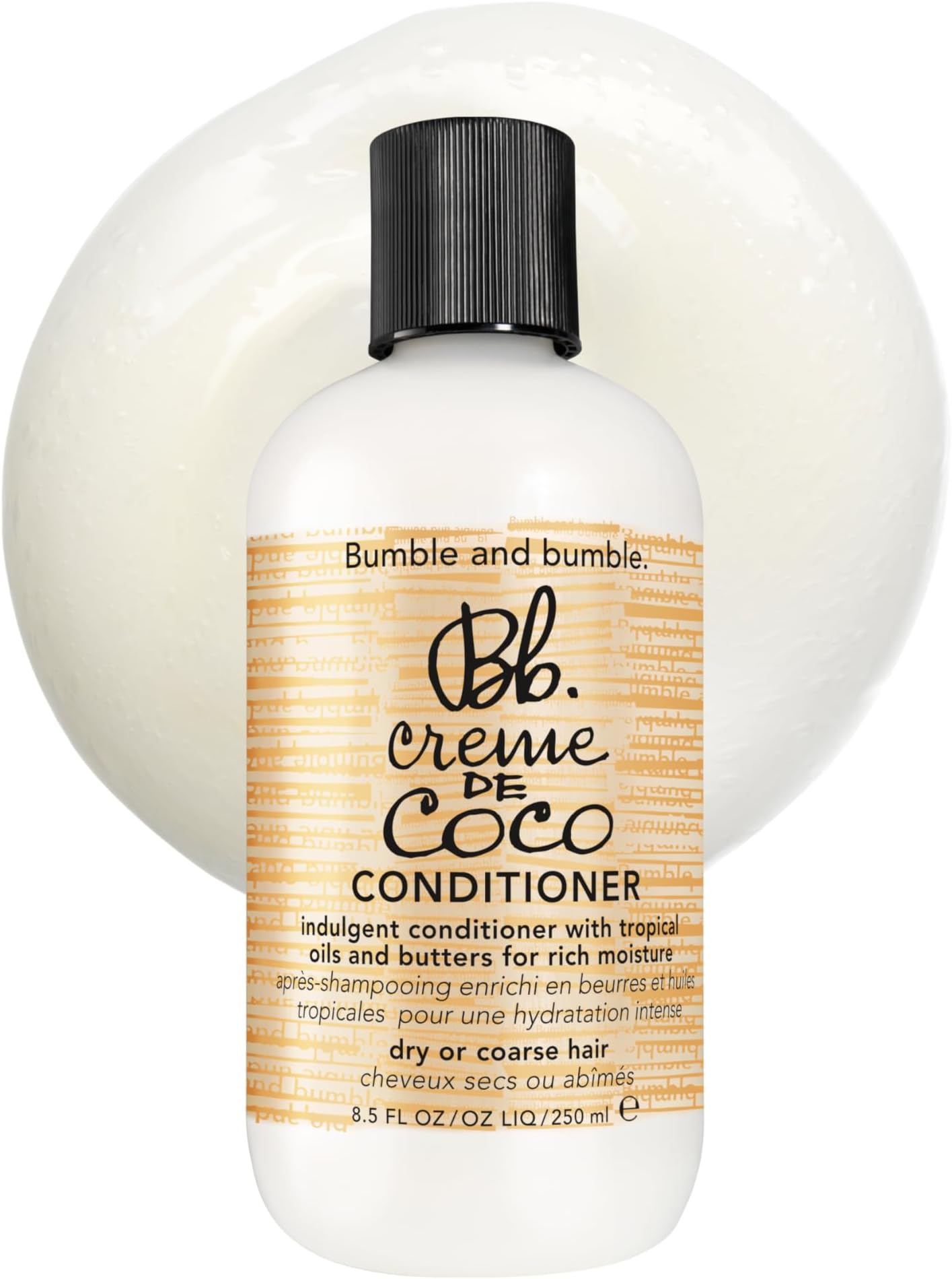 Creme De Coco Conditioner | Provides Rich Moisture and Shine | Reduces Frizz | With Coconut Kukui Nut Murumuru Butter | For Dry Medium to Thick Curly, Wavy, Straight Hair