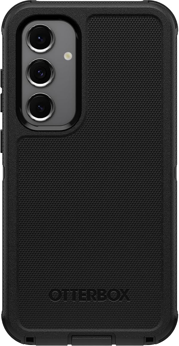 OtterBox Samsung Galaxy S24 FE (Only) - Defender Series Case - Black - Holster Clip Included - Rugged & Durable - with Port Protection - Non-Retail Packaging by Otterbox - Used condition - Image 3