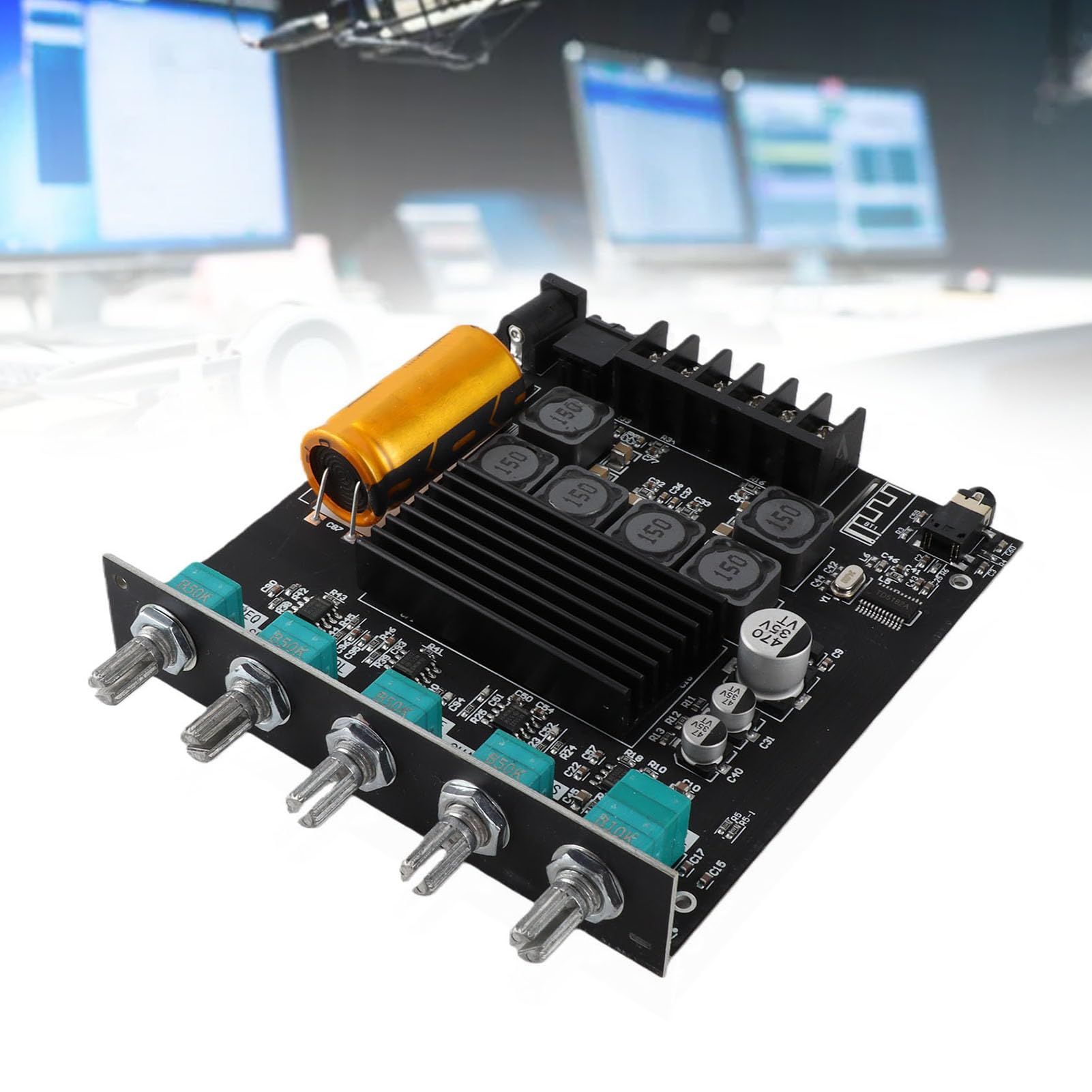 ZK-TB21 2.1-kanałowa Płytka Wzmacniacza Mocy Moduł Wzmacniacza Audio Płytka Wzmacniacza Stereo z 5.0 do Subwoofera Wyjście Kanału Lewego Prawego