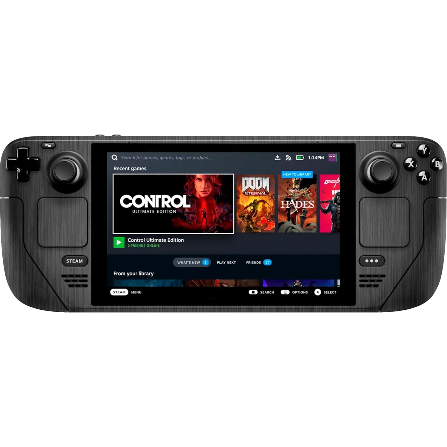 Razer Console Skin: Steam Deck - Full Wrap - Premium 3M Cast Vinyl - Scratch Protection - Unique Designs & Finishes - Easy Application - Black Camo
