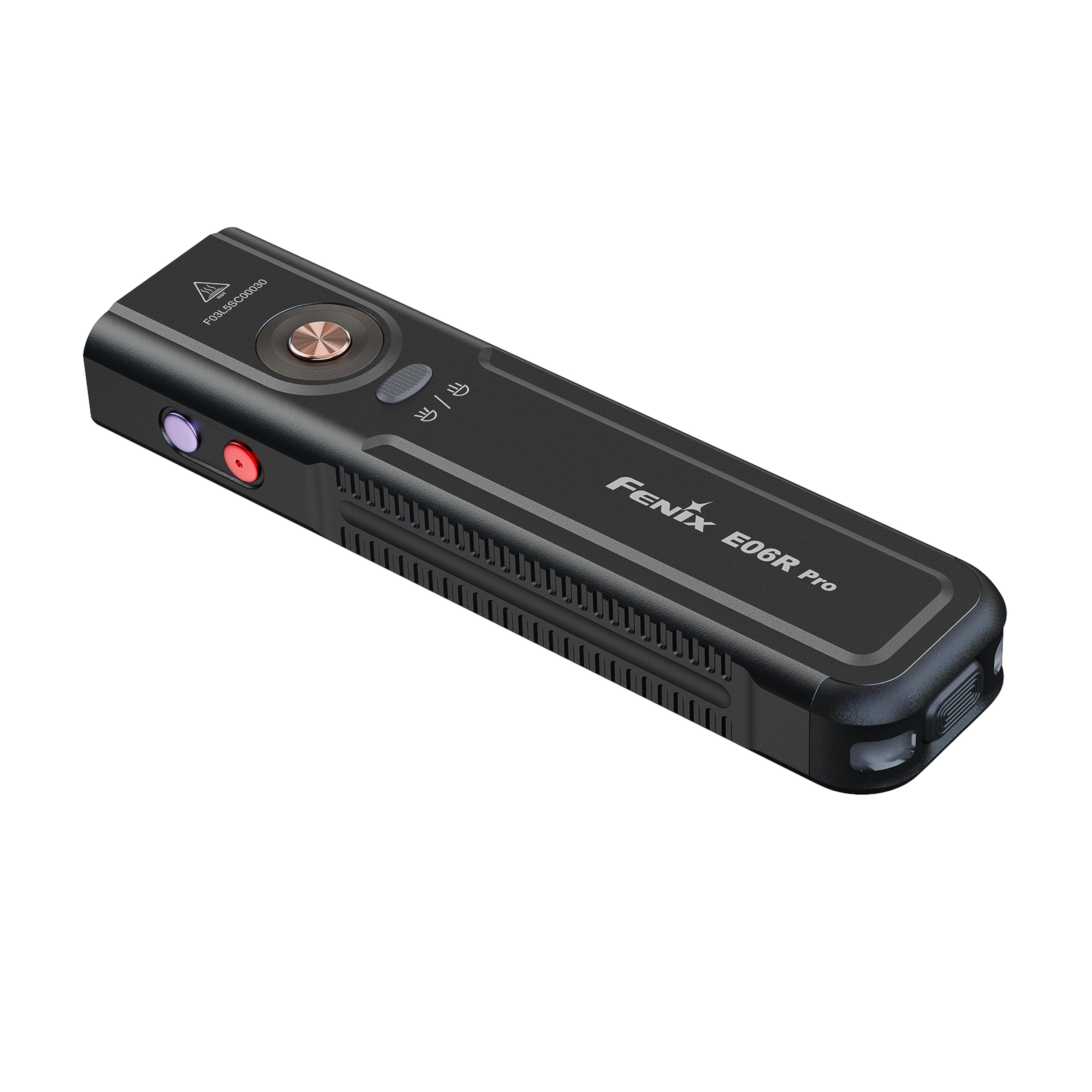 Fenix E06R Pro Taschenlampe mit UV-, Weiß- & Laserlicht 1600 Lumen - Schwarz