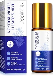 Hair Growth Serum Roll On 1 fl oz, Rosemary and Biotin Hair Serum for Hair Loss, Hair Growth Serum for Thin Hair Scalp Care for Men and Women (1)