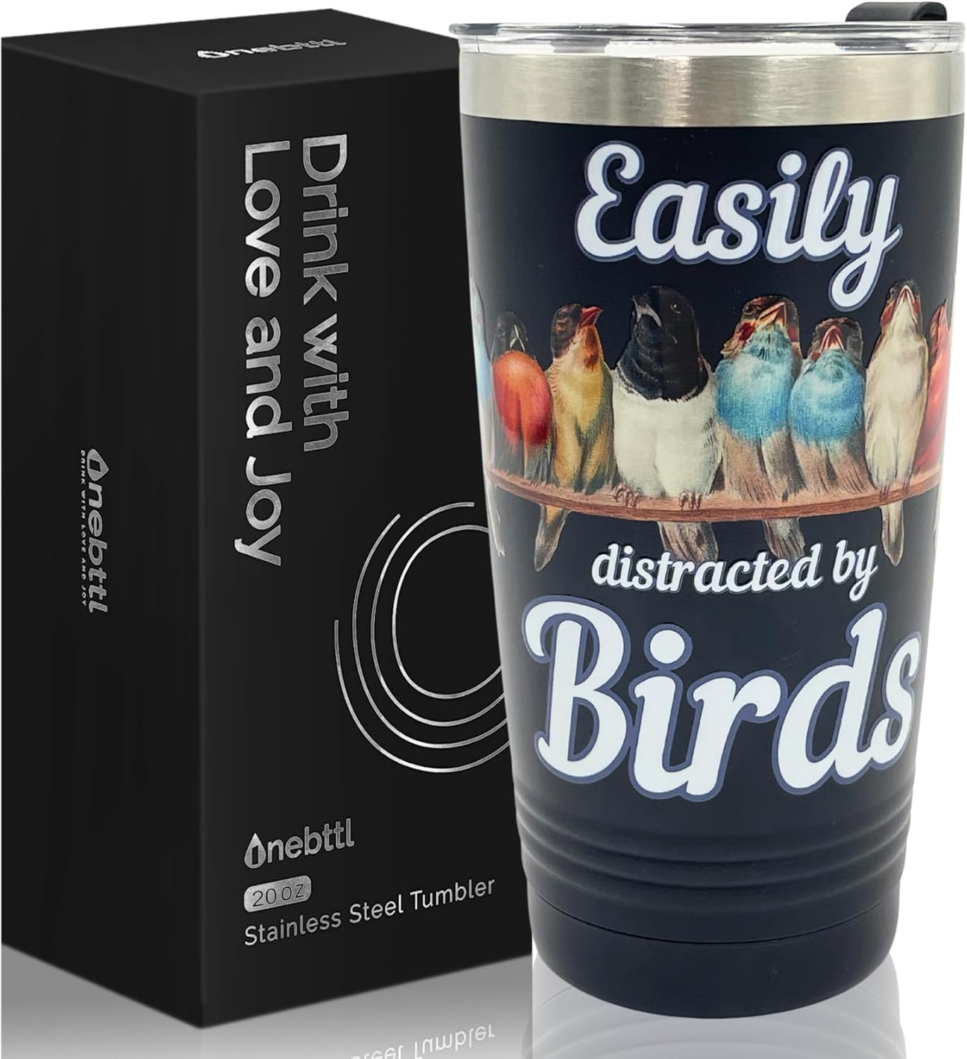 Onebttl Bird Watching Gifts, Bird Watching Tumbler for