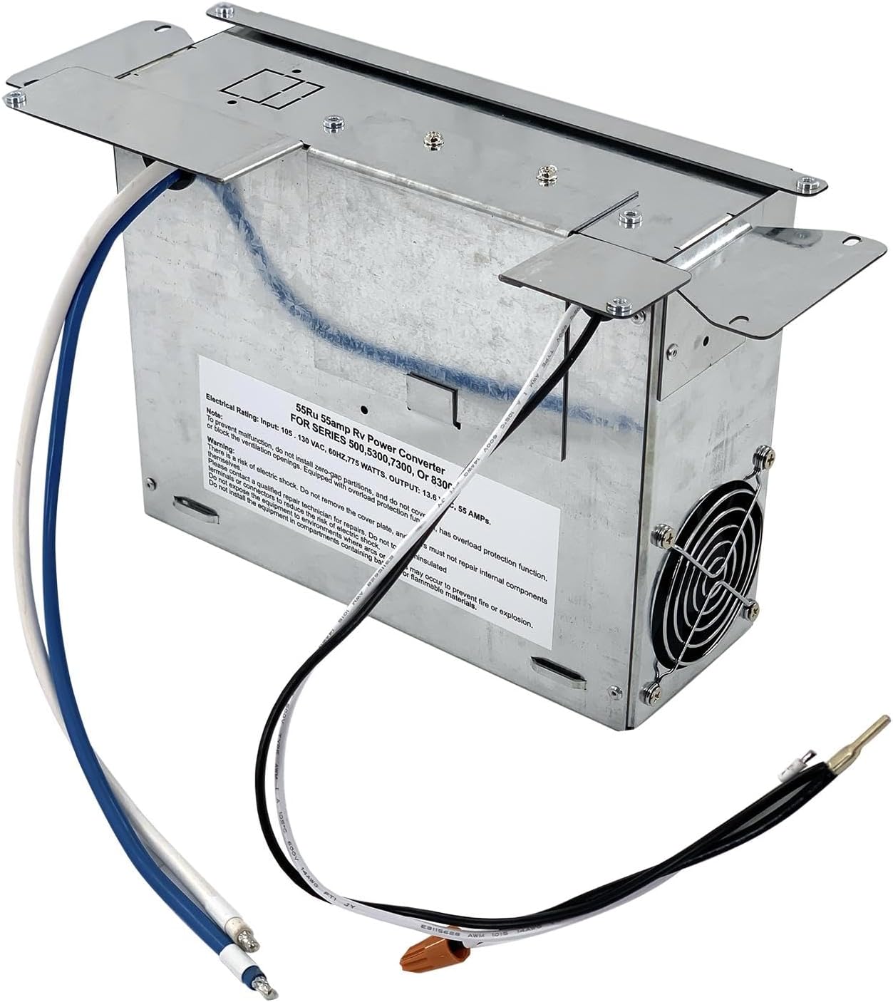 55RU Rv Power Components 55 Amp Three Current Stage Converter/Charger Direct Replacement for The P-arallax and Magne-Tek 7355 Power Centers