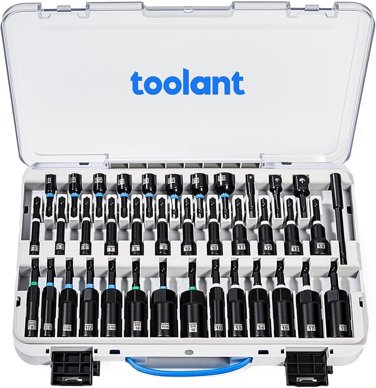 Magnetic Nut Driver Set, 38-Piece | Strengthened magnetic retention, easier screw pickup, impact-driver use, repeated-use fastening, multi-size set