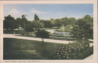 Public Gardens, Saint John, New Brunswick John NB Canada Original Postcard