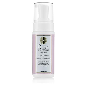 Rose Sunless Rose Self Tanning Mousse Classic, 4.2 Fluid Ounce