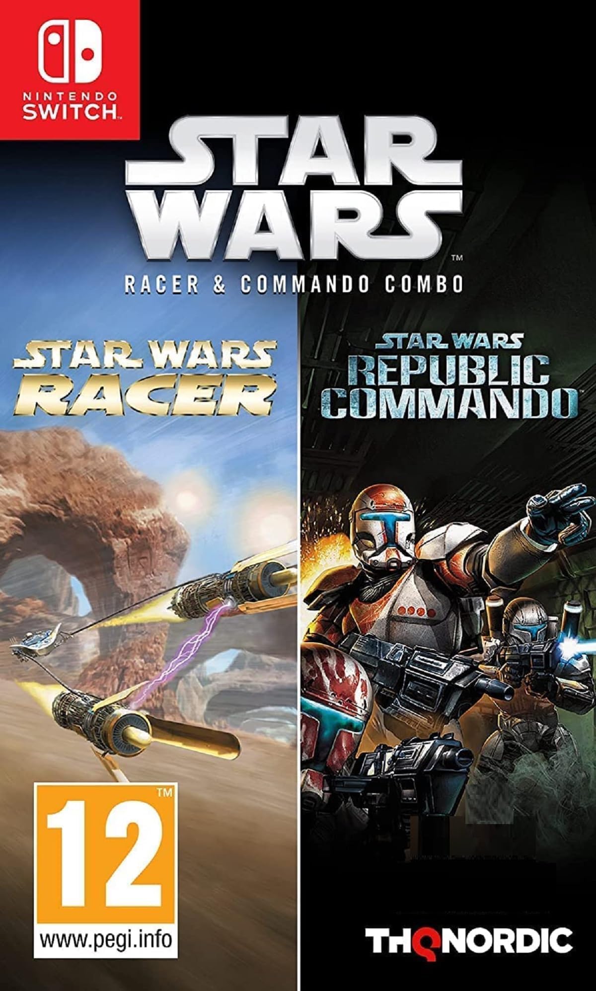 Star Wars Racer and Commando Combo - (Nintendo Switch)