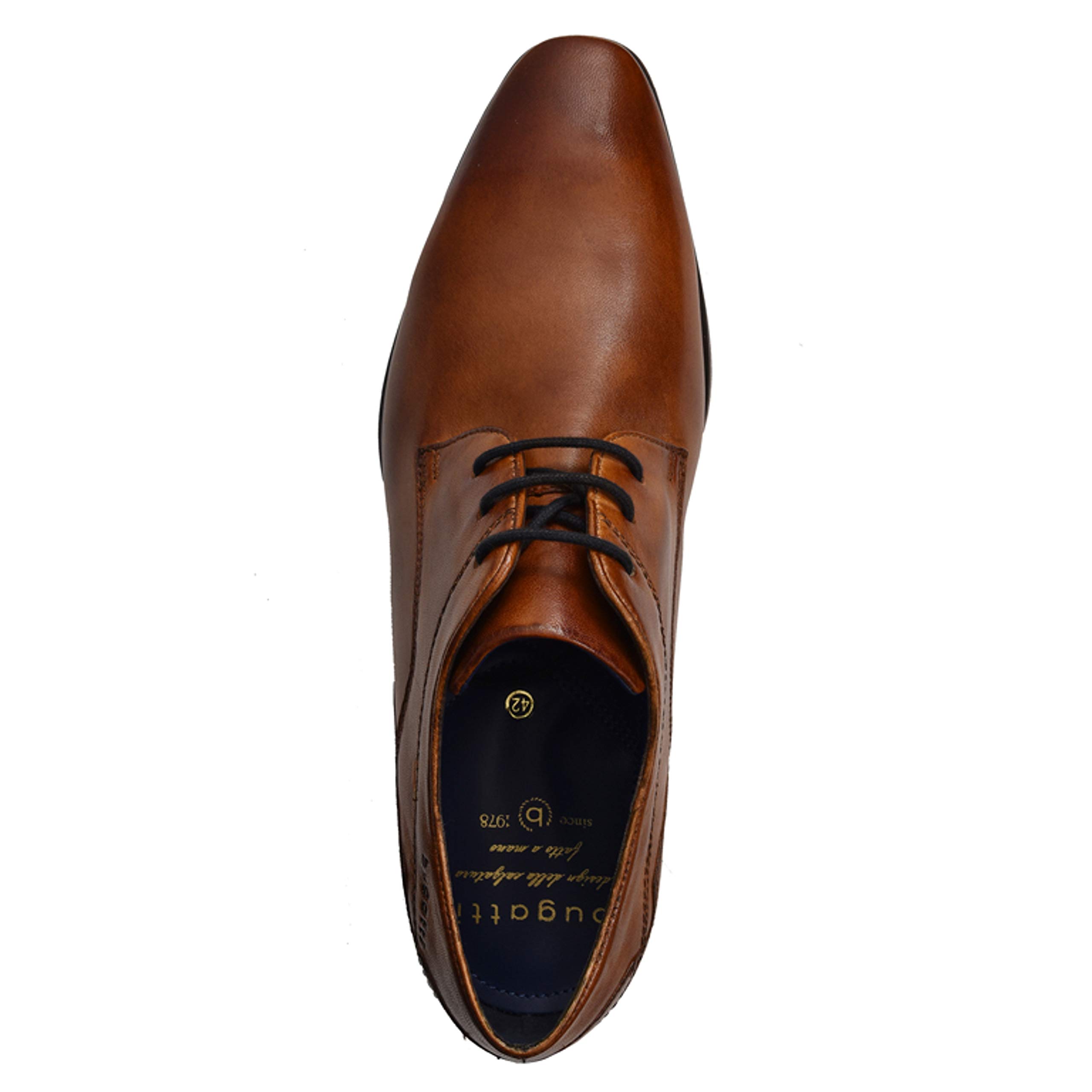 Bugatti Chaussure Basse Business en Cuir de Haute Qualité, Derby aux Lignes Élégantes DerbysHomme