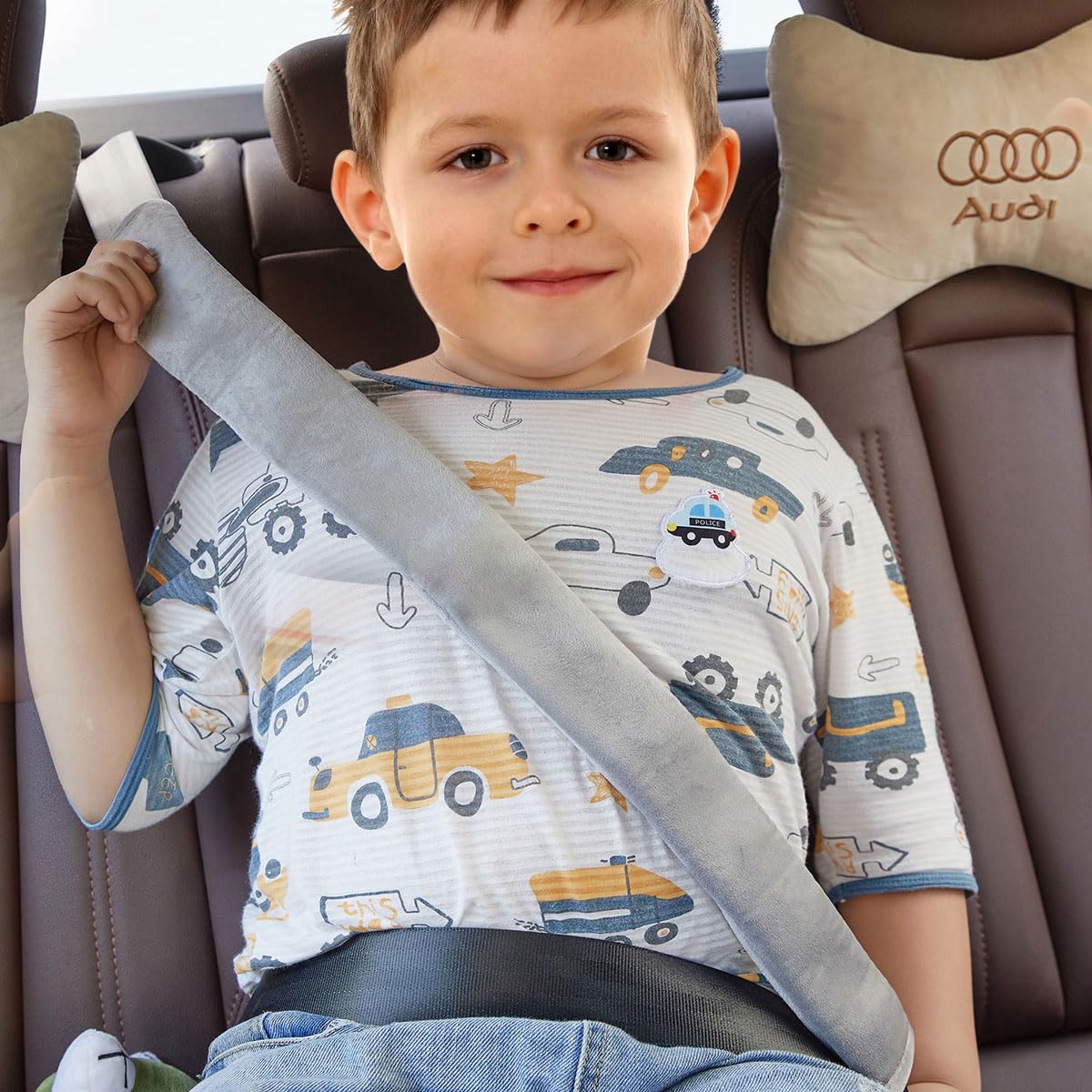 GUAN Sicherheitsgurt-Bezüge - Weiche Pelzabdeckung Für Auto-Gurte