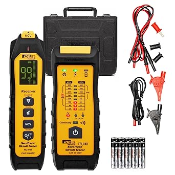 Ideal Electrical SureTrace Plus Circuit Breaker Finder Tool and Circuit Tracer 61-948 0-600 Volts AC/DC with Built-in Continuity Test and High-Visibility Displays