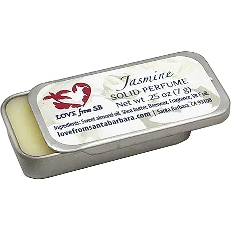 Solid Perfume Purse Stick – Luxurious Jasmine Scent – TSA Approved, Convenient...