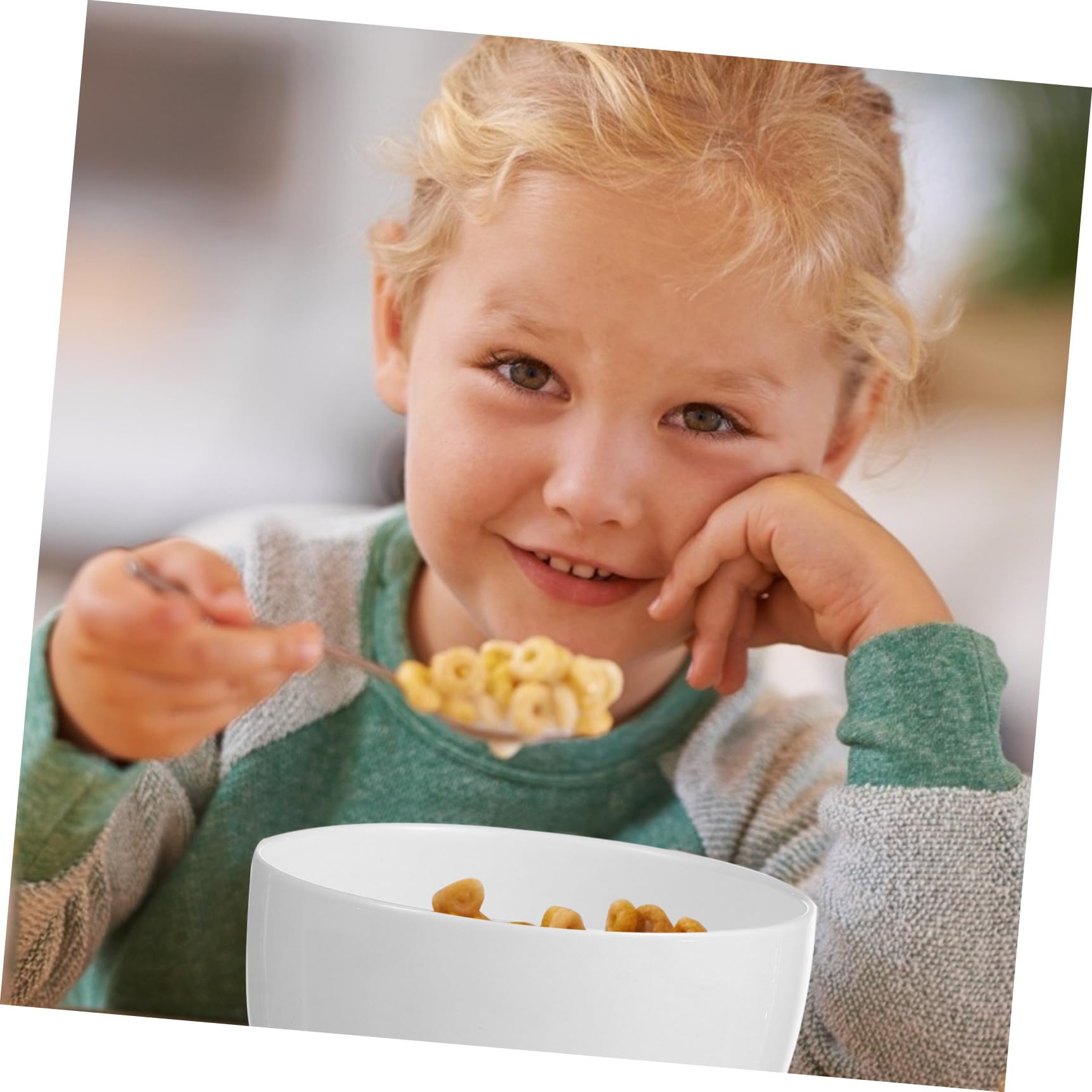 4 Stück Teiliges Weiße Keramikschalen Mikrowellengeeignet Große Öffnung Vielseitige Suppenschalen für Reis Nudeln Obst und Pasta Stilvolle Küchenbehälter