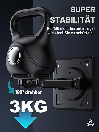 Projector Stand Mount 3-in-1 for Ceiling Wall & Table 360° Rotating Projector Wall Mount Multi-Angle Adjustable Stand Compatible with a 1/4 Inch Thread Connection